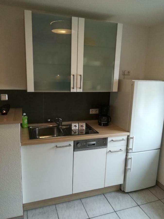 Ferienwohnung Am Reinhardswald - Eichenlaub - Mit Sauna 特伦德尔堡 外观 照片